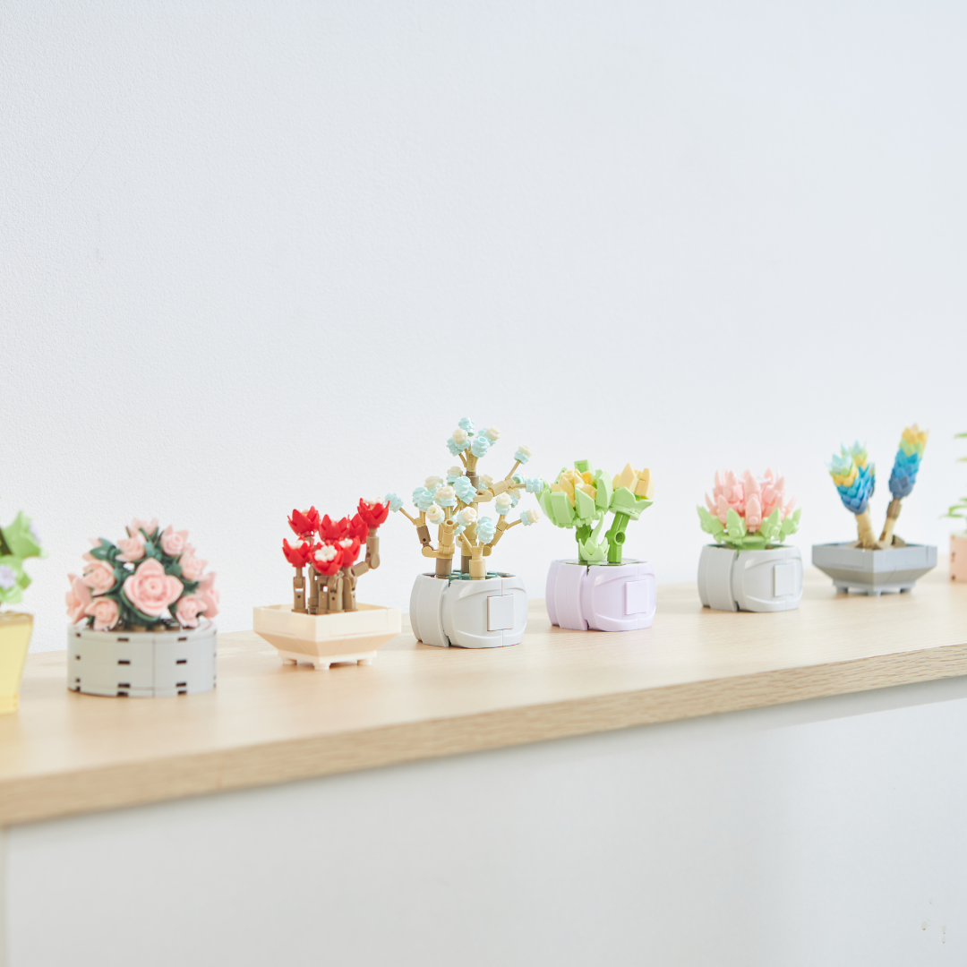 Relax and Create: How the Succulent Brick Set Relieves Stress and Boosts Creativity