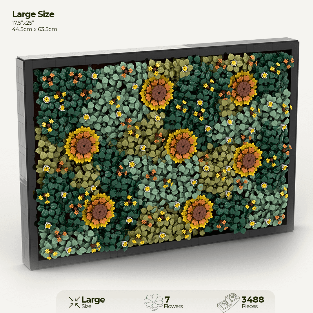 Sunflower Moss Garden