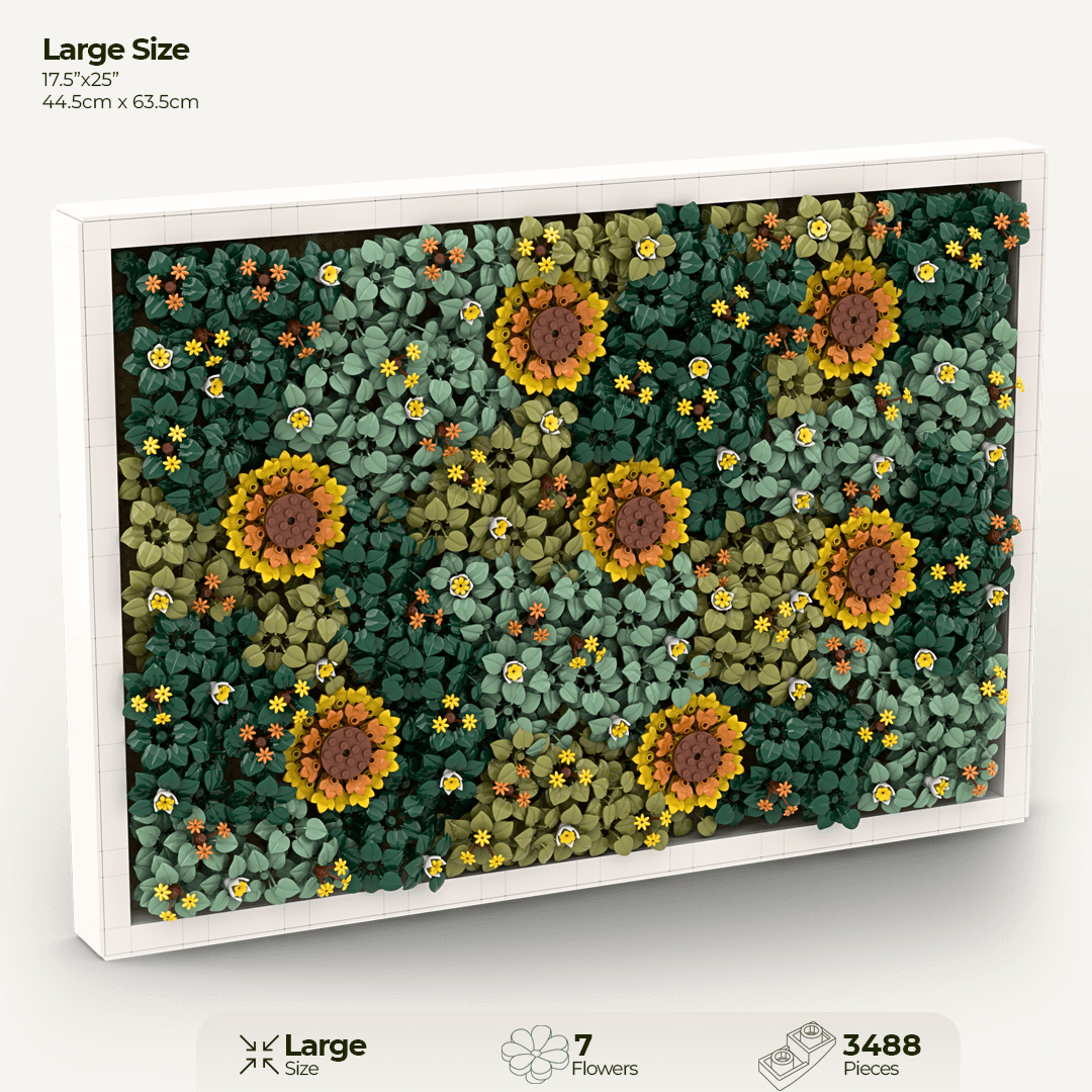 Sunflower Moss Garden