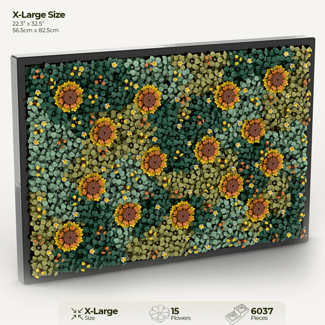 Sunflower Moss Garden