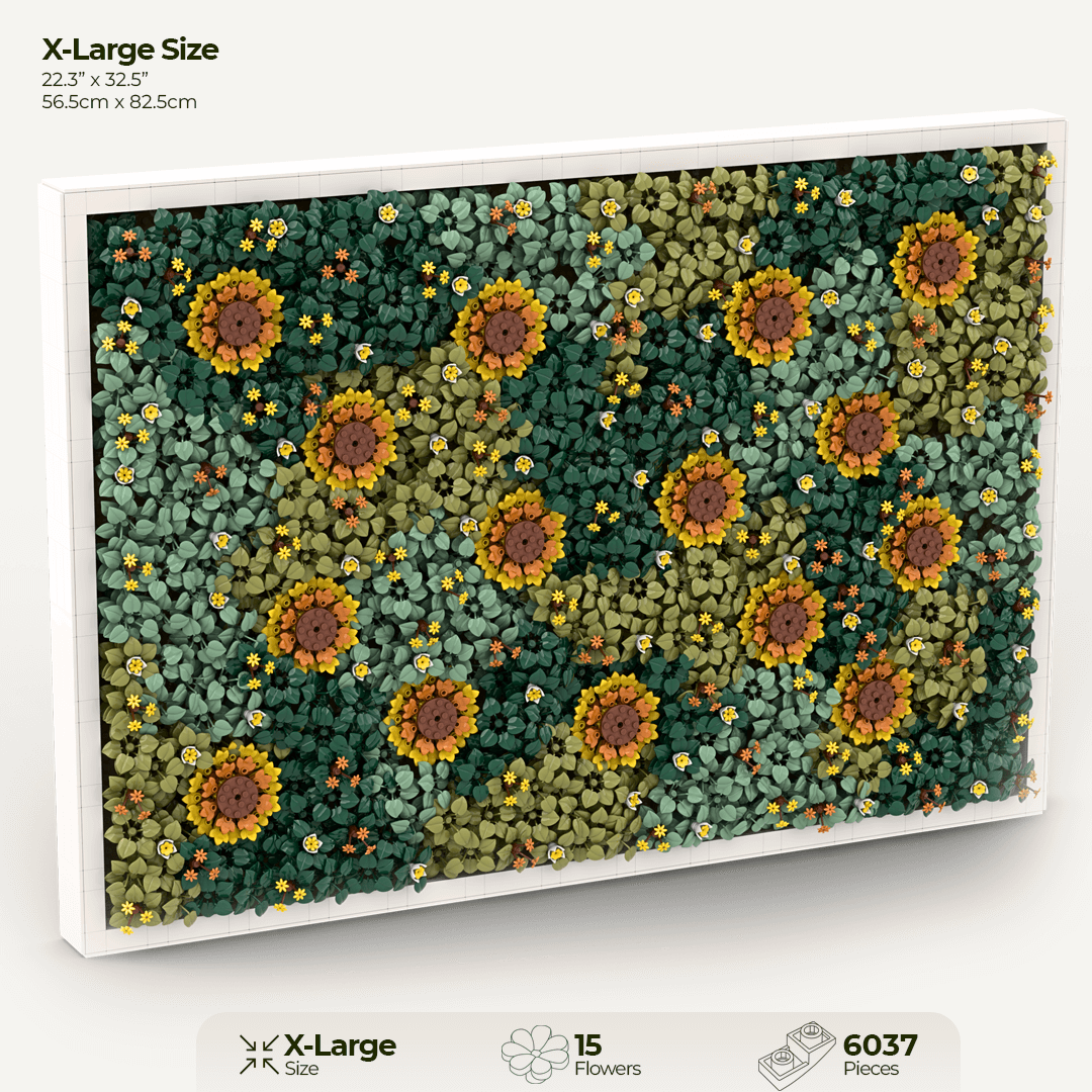 Sunflower Moss Garden