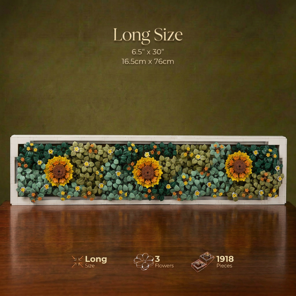 Buy Sunflower Moss Garden Wall Art | Modern Brick Haus