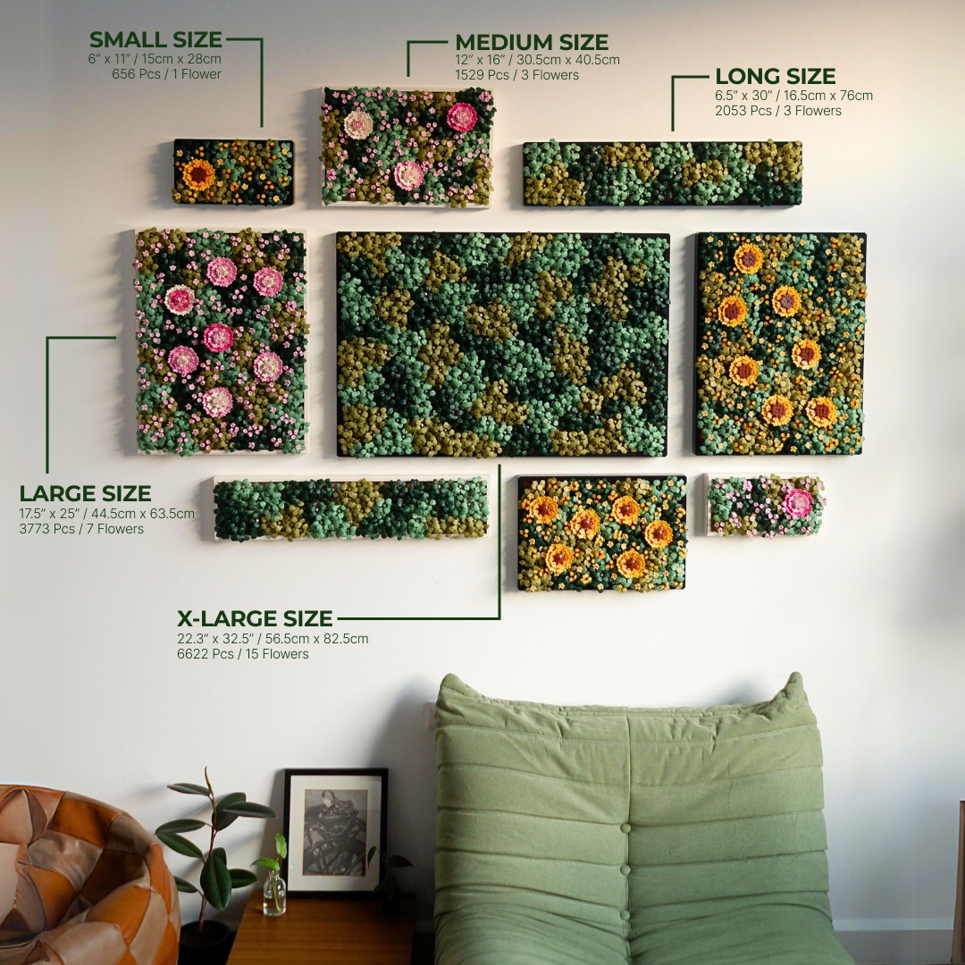 Sunflower Moss Garden